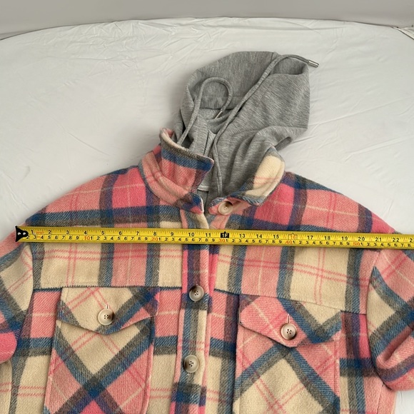 Central Park West Ryder pink blue gray plaid dickie jacket - Picture 13 of 13